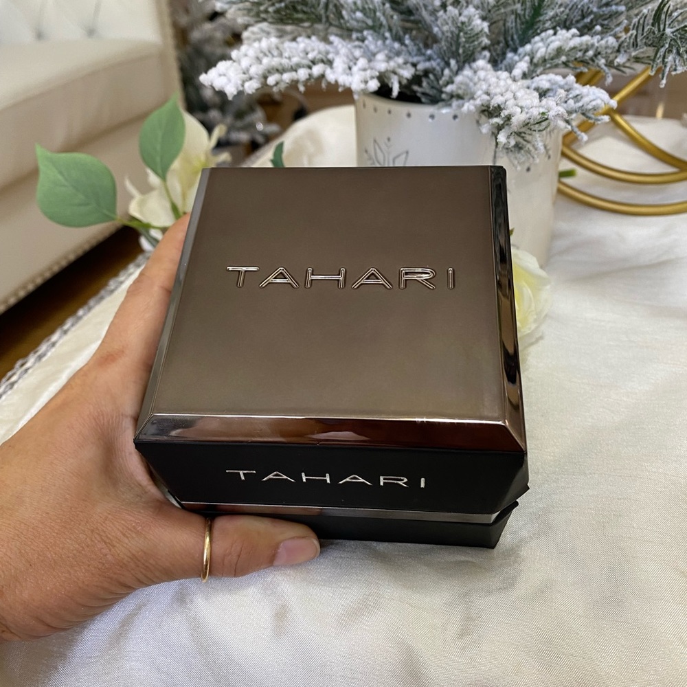 TAHARI MEN’S BLACK WATCH SILICONE WRISTBAND - Picture 7 of 7